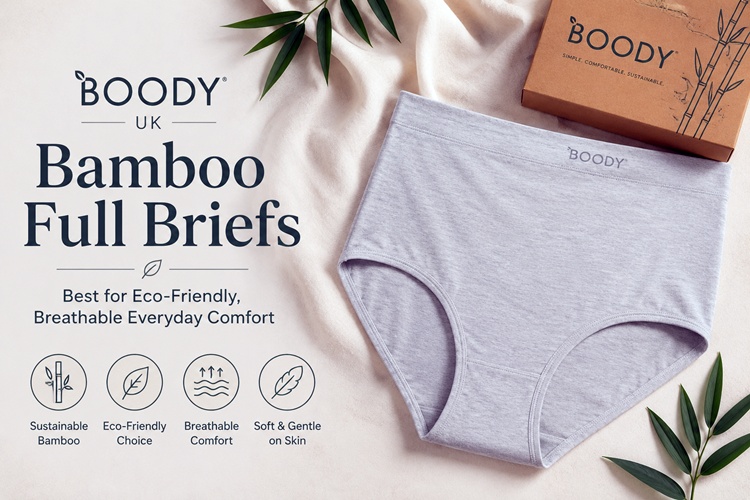 Boody UK Bamboo Full Briefs — Best for Eco-Friendly, Breathable Everyday Comfort
