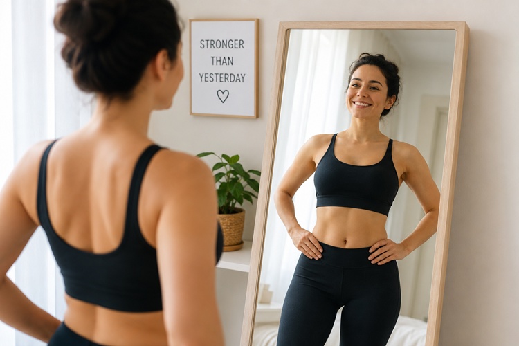 Regaining confidence after c-section apron belly
