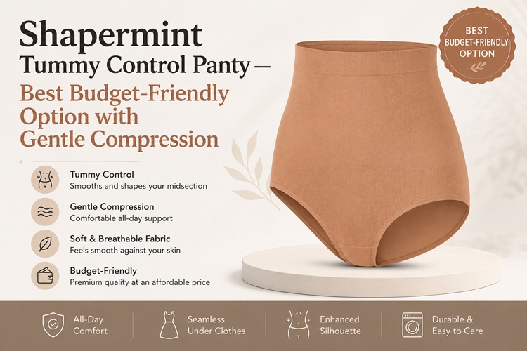 Shapermint Tummy Control Panty — Best Budget-Friendly Option with Gentle Compression