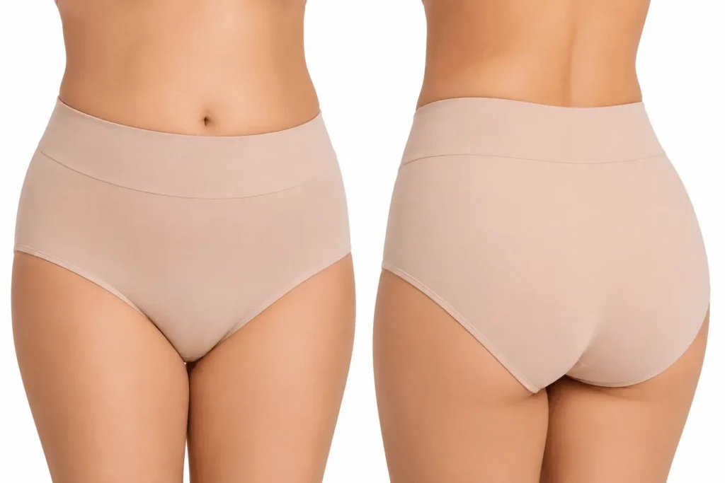 Supportive, high-waisted underwear