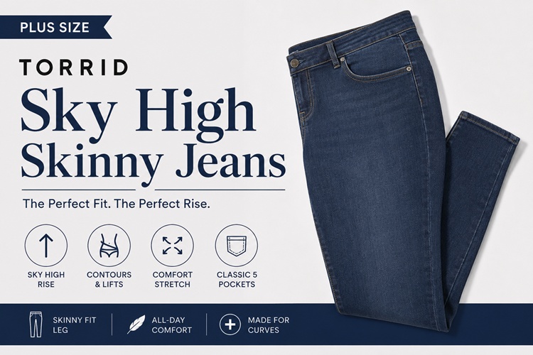 Torrid Sky High Skinny Jeans (Plus Size)