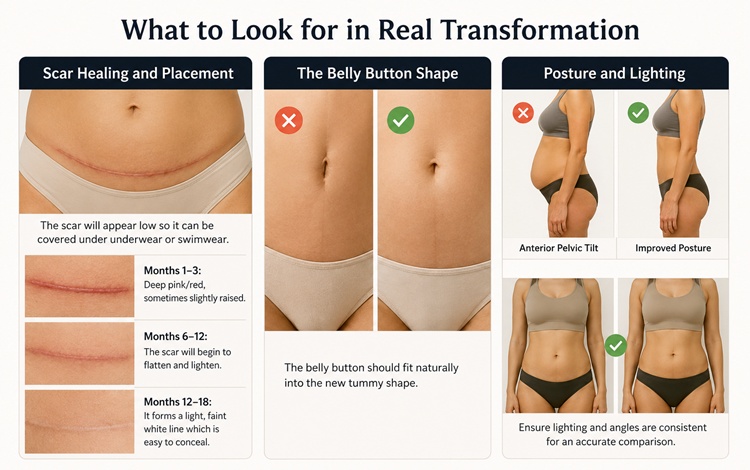 apron belly before after journey