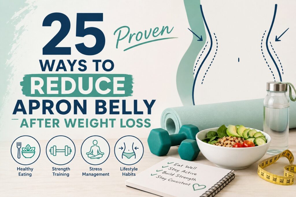 25 Proven Ways to Reduce Apron Belly After Weight Loss