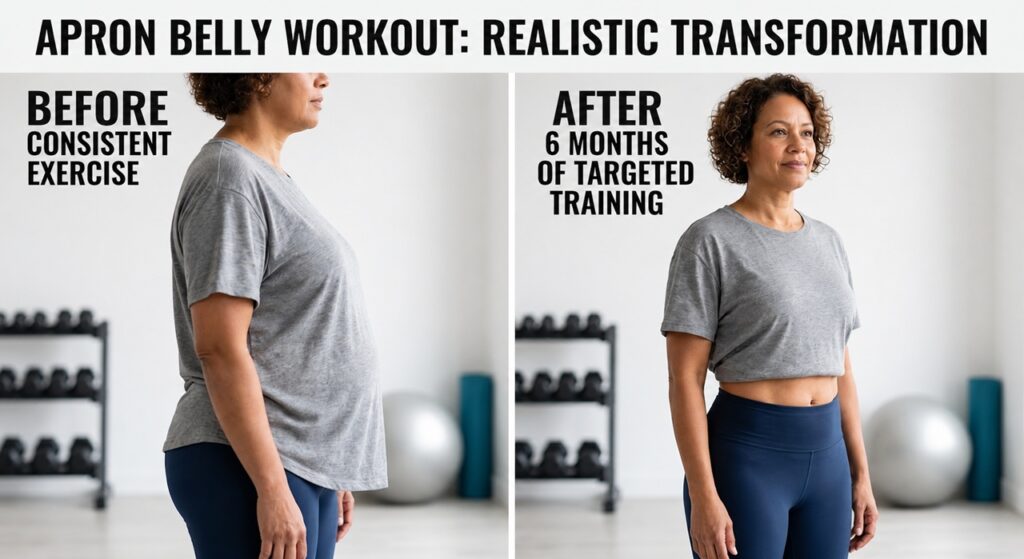 Apron Belly Before and After Exercise: Does It Actually Work?