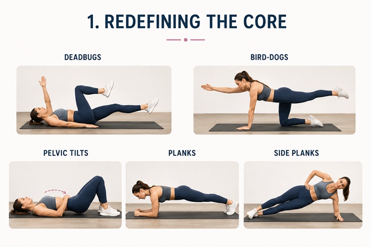 apron belly core strengthening exercises