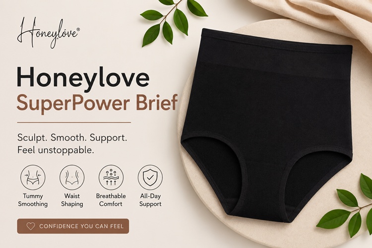 Honeylove SuperPower Brief tummy control underwear