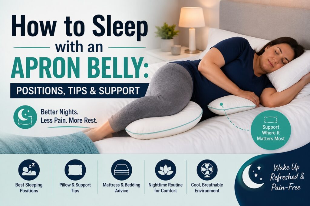 How to Sleep with an Apron Belly: Positions, Tips & Support