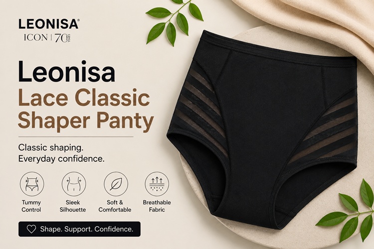 Leonisa lace classic shaper panty for lower belly support