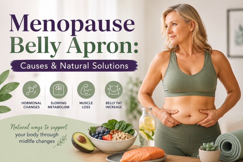 Menopause Belly Apron: Causes & Natural Solutions