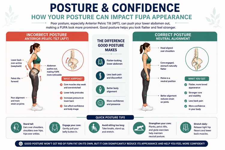 Diagram illustrating the difference between anterior pelvic tilt and neutral posture.