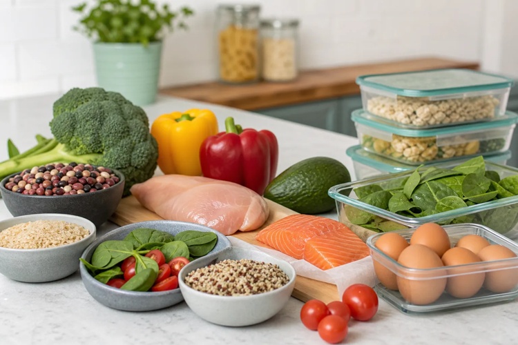 What is the core process for building healthy budget meals?