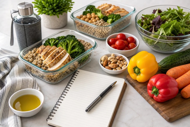Step-by-step process for healthy eating on a budget