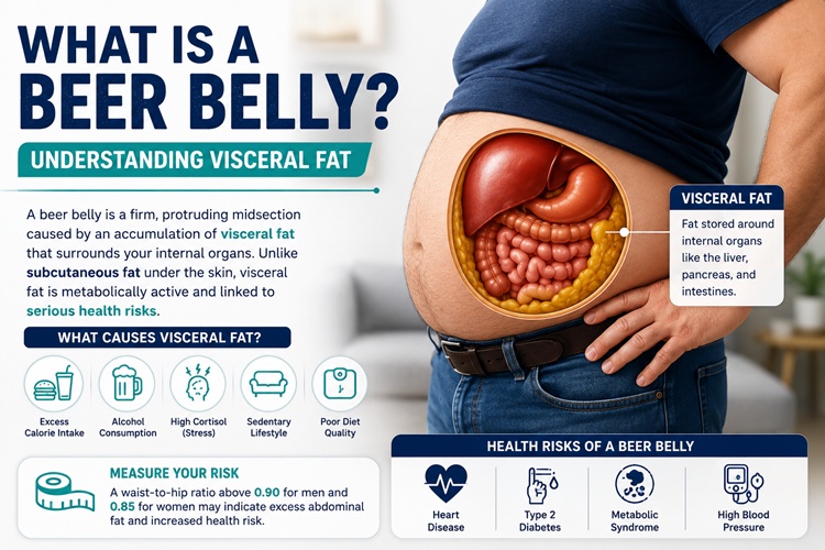 What Is a Beer Belly? Understanding Visceral Fat